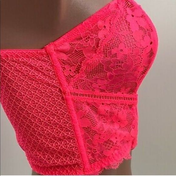 ⭐️3 in 1- New! Victorias Secret PINK Lace Top Limited Edition - Picture 4 of 11